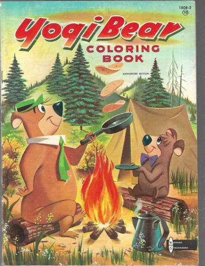 yogi bear coloring pages
