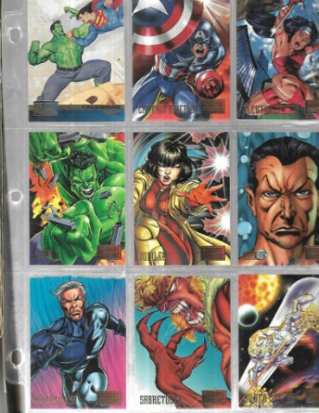 1995 Marvel Vs Dc Trading Cards 1 Thru 99 Complete