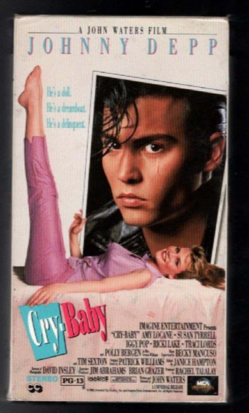 Cry-Baby VHS Musical Johnny Depp Iggy Traci Lords John Waters