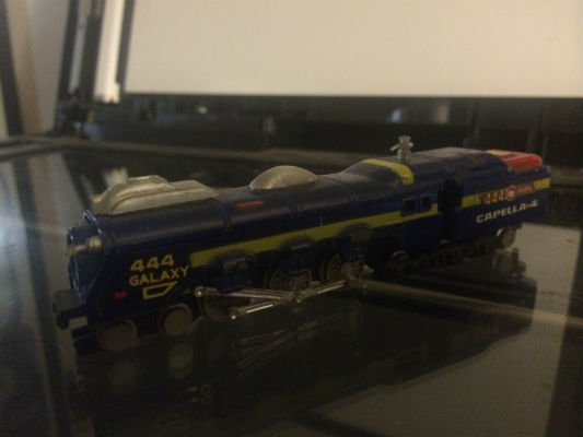 Leiji matsumoto's,galaxy Express die-cast train,model  w/box